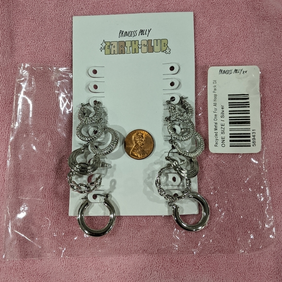 PRINCESS POLLY Silver Earring Pack - Picture 3 of 6